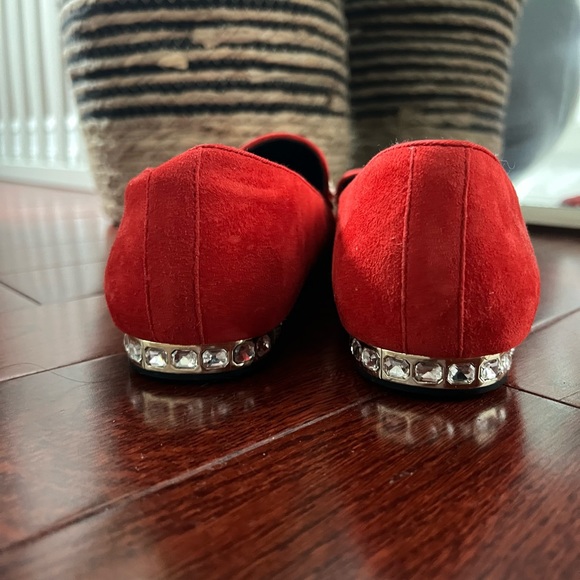 Red Suede shoes by Dune - Size 39 - Picture 3 of 5